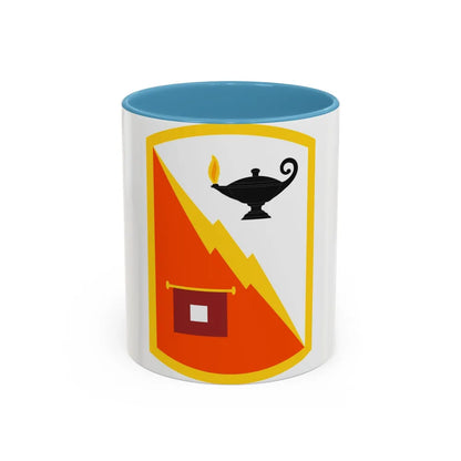 15th Signal Brigade (U.S. Army) Accent Coffee Mug-11oz-Light Blue-Go Mug Yourself