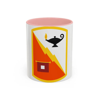 15th Signal Brigade (U.S. Army) Accent Coffee Mug-11oz-Pink-Go Mug Yourself