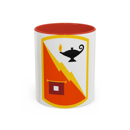 15th Signal Brigade (U.S. Army) Accent Coffee Mug-11oz-Red-Go Mug Yourself