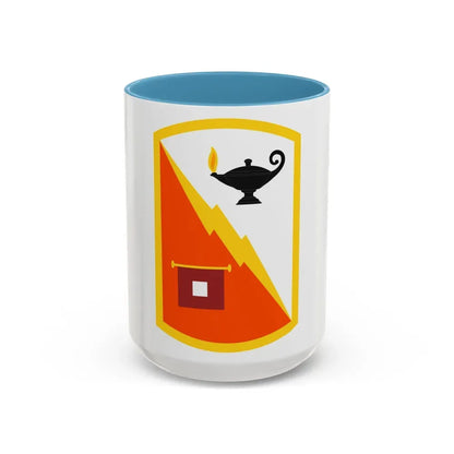 15th Signal Brigade (U.S. Army) Accent Coffee Mug 15oz Light Blue - Go Mug Yourself