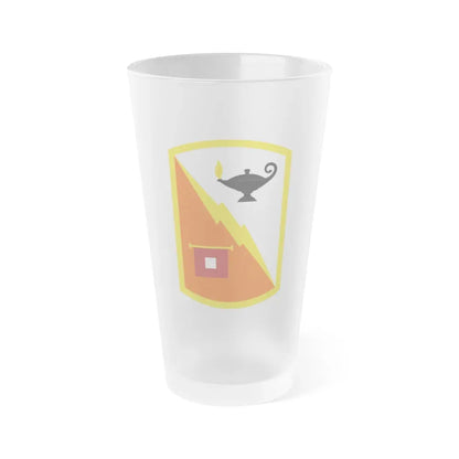 15th Signal Brigade (U.S. Army) Frosted Pint Glass 16oz Default Title - Go Mug Yourself