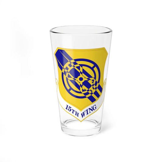 15th Wing (U.S. Air Force) Pint Glass 16oz-16oz-Go Mug Yourself