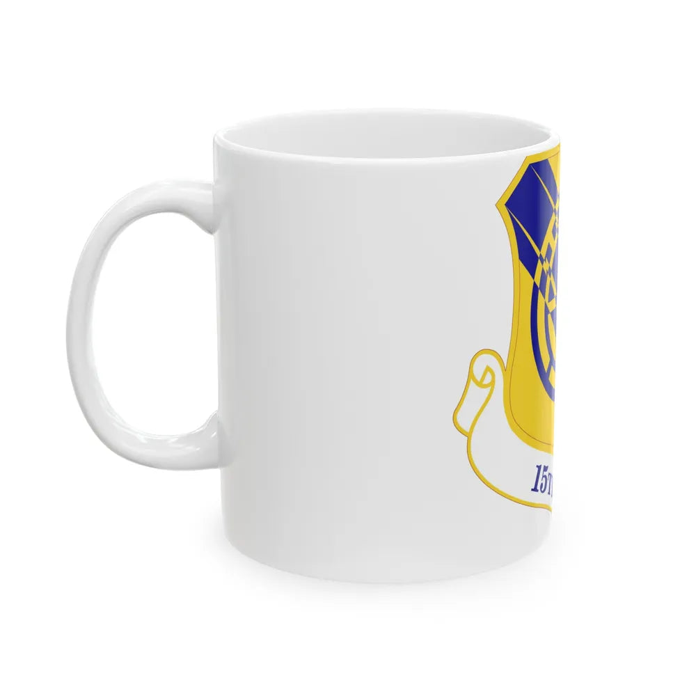 15th Wing (U.S. Air Force) White Coffee Mug-Go Mug Yourself