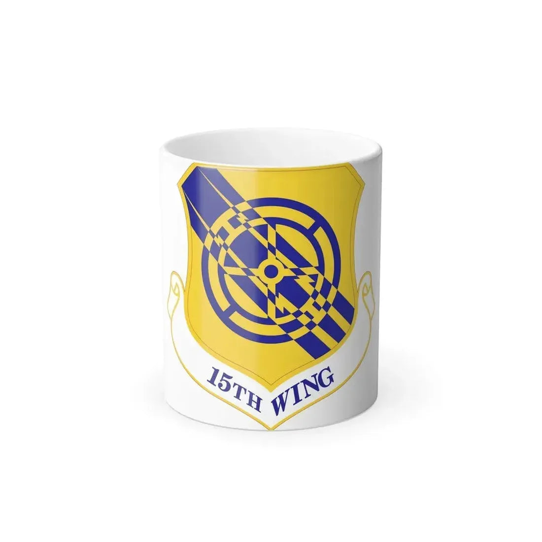 15th Wing (U.S. Air Force) Color Changing Coffee Mug 11oz - Go Mug Yourself