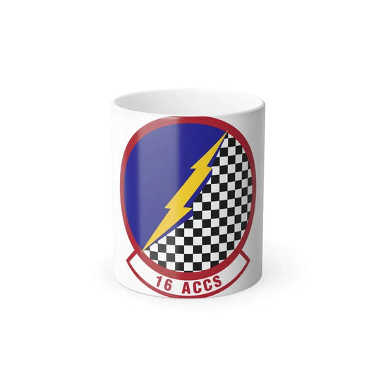 16 Airborne Command and Control Squadron ACC (U.S. Air Force) Color Changing Coffee Mug 11oz - Go Mug Yourself