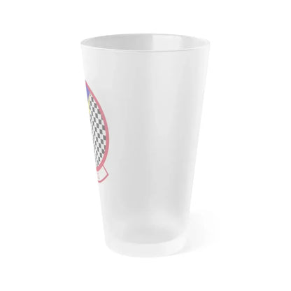 16 Airborne Command and Control Squadron ACC (U.S. Air Force) Frosted Pint Glass 16oz - Go Mug Yourself