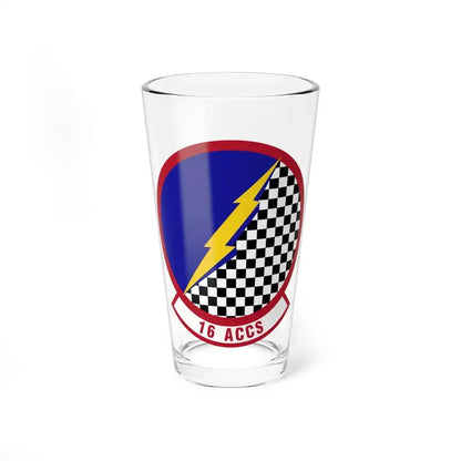 16 Airborne Command and Control Squadron ACC (U.S. Air Force) Pint Glass 16oz 16oz - Go Mug Yourself