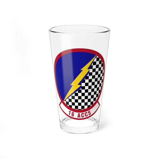 16 Airborne Command and Control Squadron ACC (U.S. Air Force) Pint Glass 16oz 16oz - Go Mug Yourself