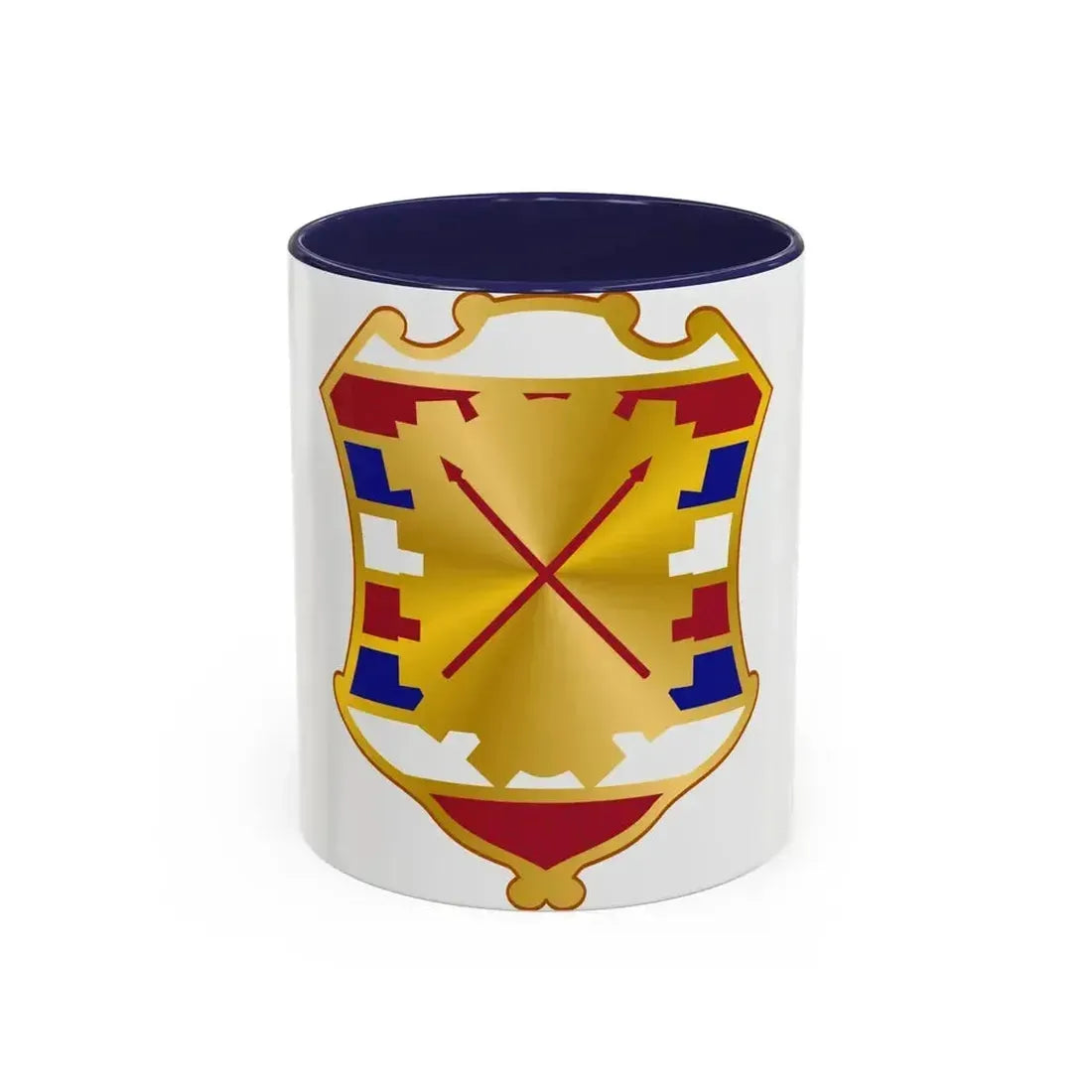 16 Antiaircraft Artillery Gun Battalion (U.S. Army) Accent Coffee Mug 11oz Navy - Go Mug Yourself