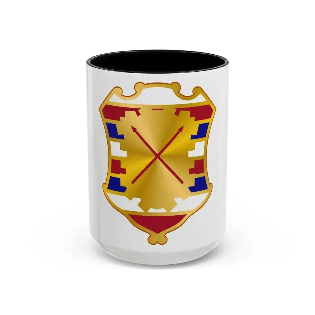16 Antiaircraft Artillery Gun Battalion (U.S. Army) Accent Coffee Mug 15oz Black - Go Mug Yourself