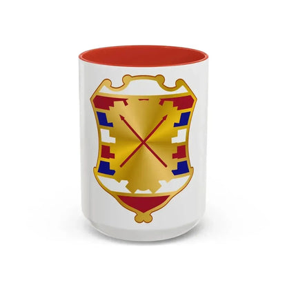 16 Antiaircraft Artillery Gun Battalion (U.S. Army) Accent Coffee Mug 15oz Red - Go Mug Yourself