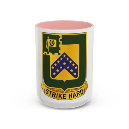 16 Cavalry Regiment (U.S. Army) Accent Coffee Mug-15oz-Pink-Go Mug Yourself