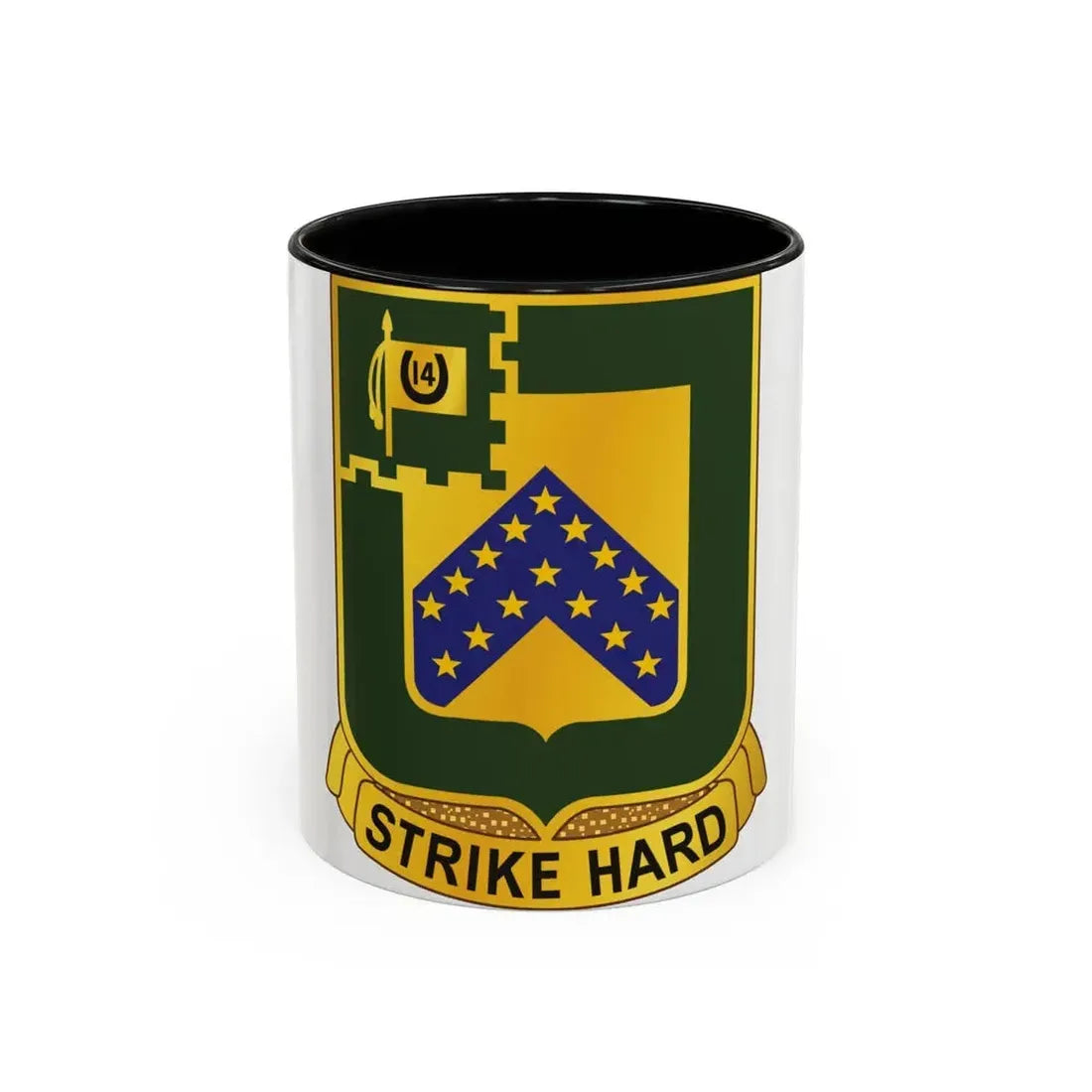 16 Cavalry Regiment (U.S. Army) Accent Coffee Mug 11oz Black - Go Mug Yourself