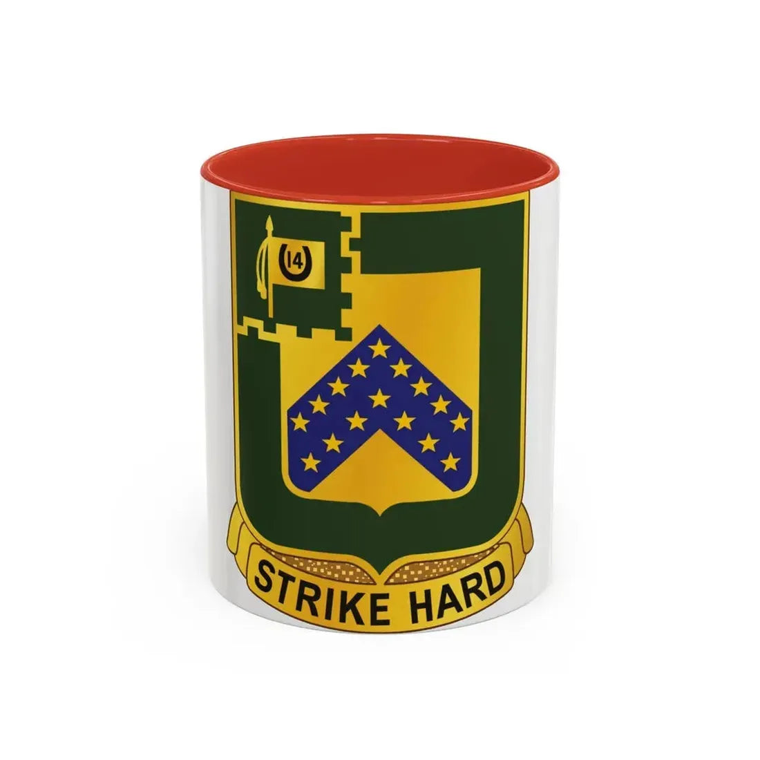 16 Cavalry Regiment (U.S. Army) Accent Coffee Mug 11oz Red - Go Mug Yourself