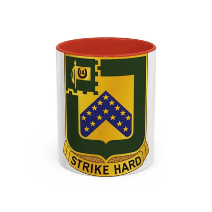 16 Cavalry Regiment (U.S. Army) Accent Coffee Mug 11oz Red - Go Mug Yourself