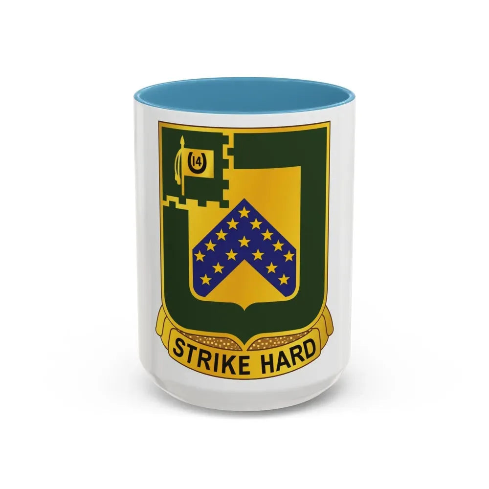16 Cavalry Regiment (U.S. Army) Accent Coffee Mug 15oz Light Blue - Go Mug Yourself