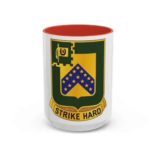 16 Cavalry Regiment (U.S. Army) Accent Coffee Mug 15oz Red - Go Mug Yourself