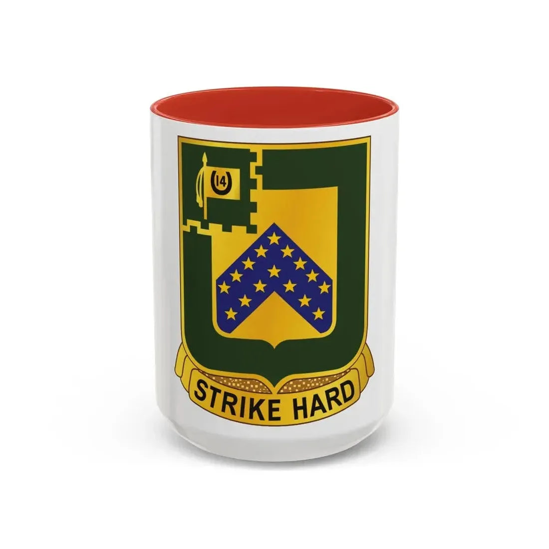 16 Cavalry Regiment (U.S. Army) Accent Coffee Mug 15oz Red - Go Mug Yourself