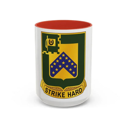 16 Cavalry Regiment (U.S. Army) Accent Coffee Mug 15oz Red - Go Mug Yourself