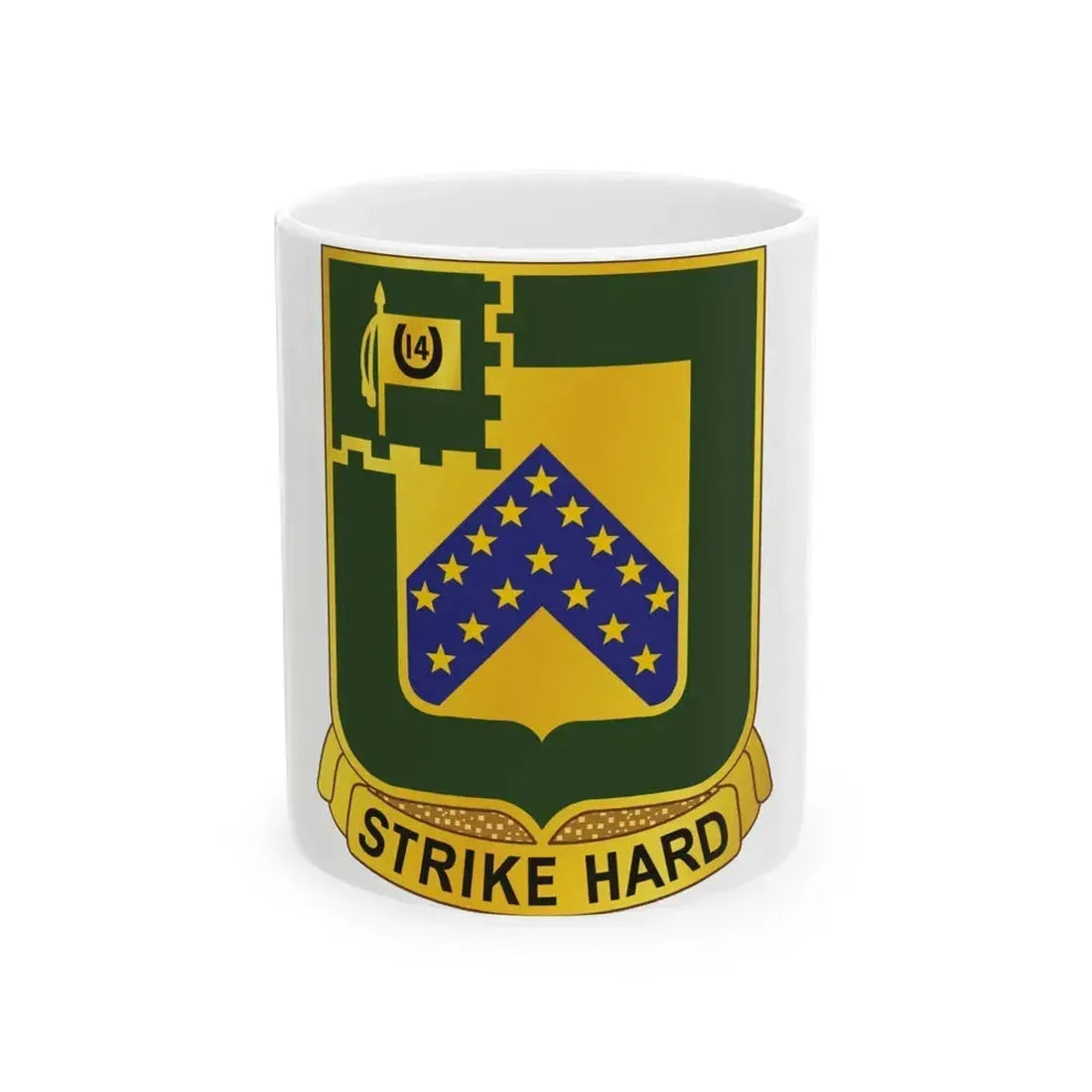 16 Cavalry Regiment (U.S. Army) White Coffee Mug 11oz - Go Mug Yourself