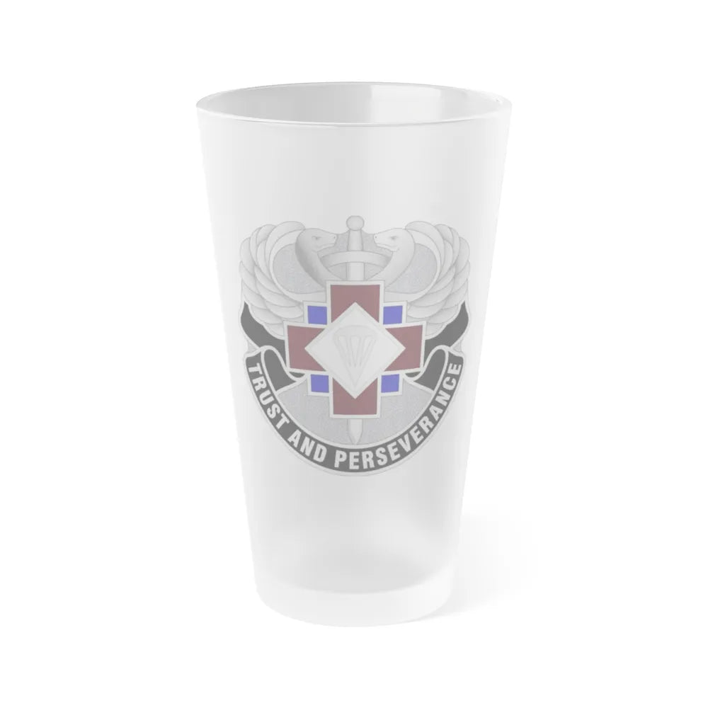 16 Hospital Center (U.S. Army) Frosted Pint Glass 16oz-Go Mug Yourself