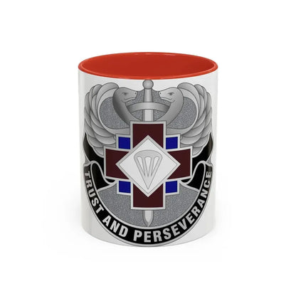 16 Hospital Center (U.S. Army) Accent Coffee Mug 11oz Red - Go Mug Yourself