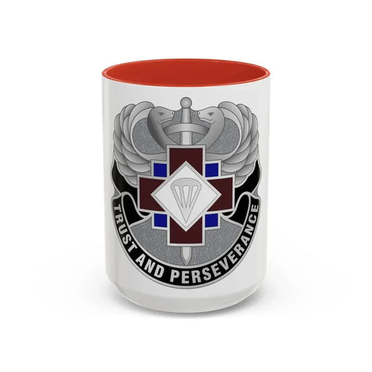 16 Hospital Center (U.S. Army) Accent Coffee Mug 15oz Red - Go Mug Yourself
