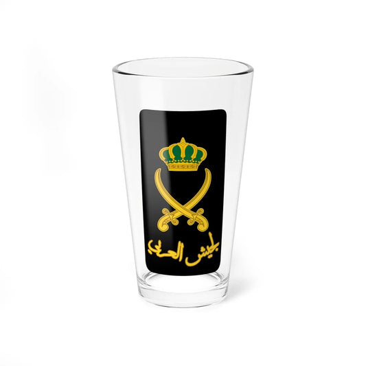 16. JLF LG (Jordan) (Military Rank) Pint Glass 16oz 16oz - Go Mug Yourself