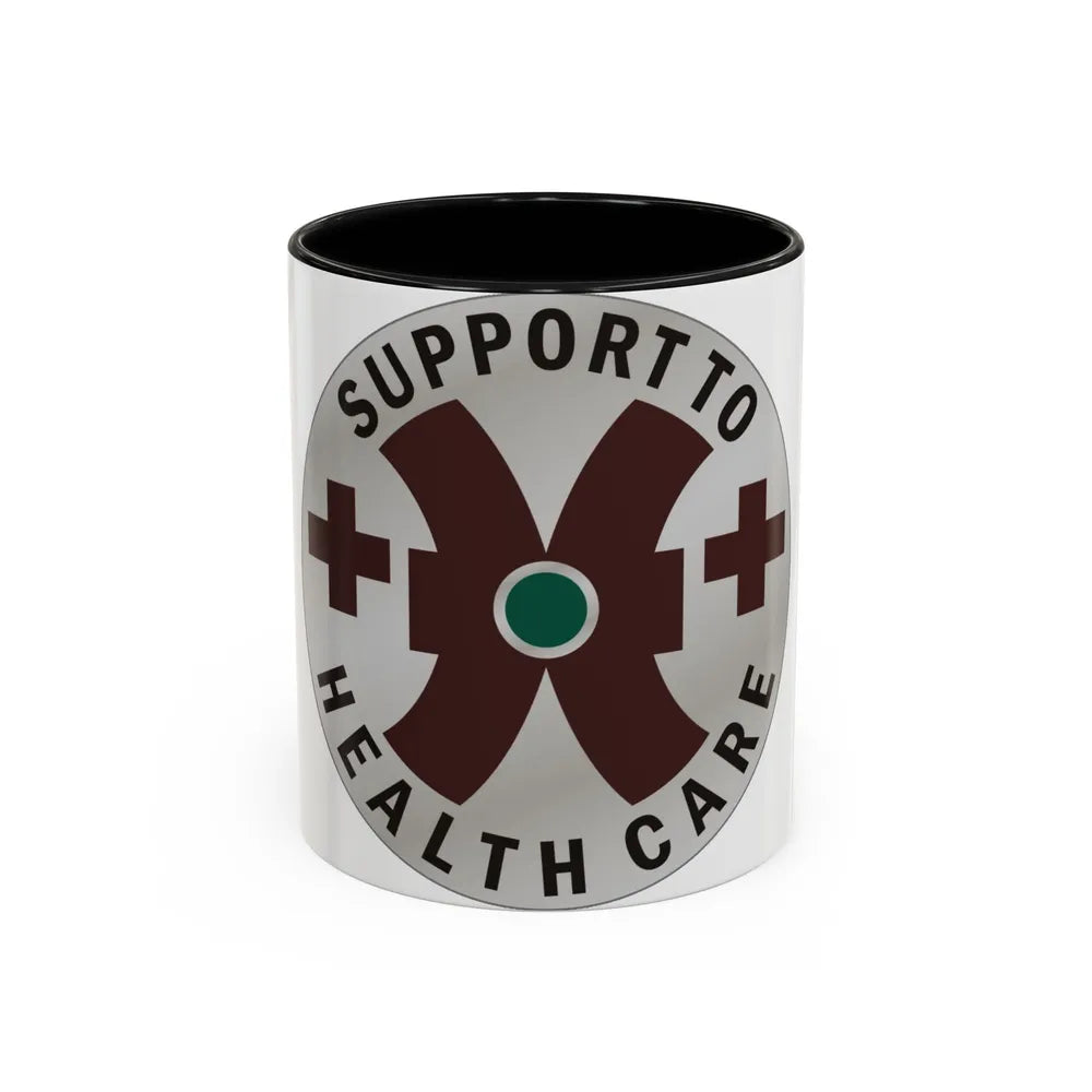 16 Medical Battalion (U.S. Army) Accent Coffee Mug-11oz-Black-Go Mug Yourself