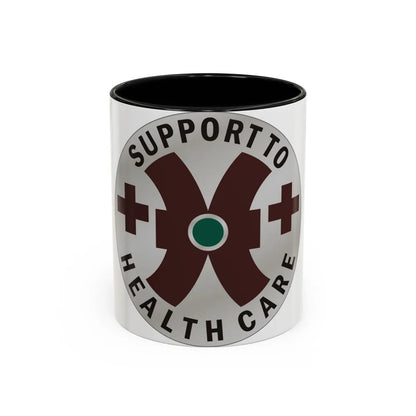 16 Medical Battalion (U.S. Army) Accent Coffee Mug-11oz-Black-Go Mug Yourself