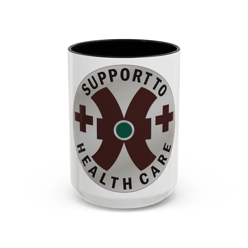 16 Medical Battalion (U.S. Army) Accent Coffee Mug-15oz-Black-Go Mug Yourself