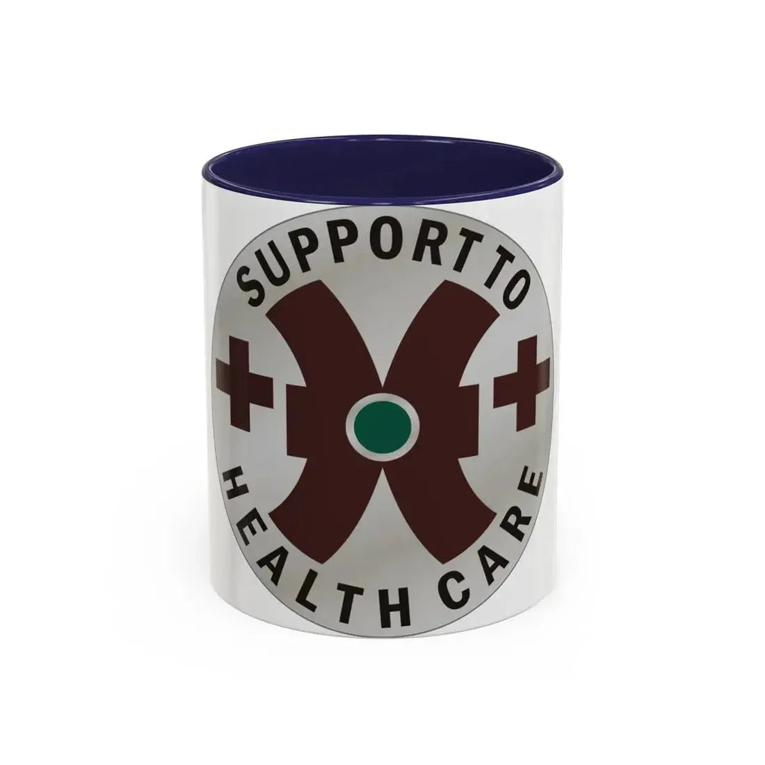 16 Medical Battalion (U.S. Army) Accent Coffee Mug 11oz Navy - Go Mug Yourself