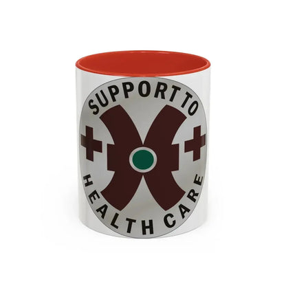 16 Medical Battalion (U.S. Army) Accent Coffee Mug 11oz Red - Go Mug Yourself