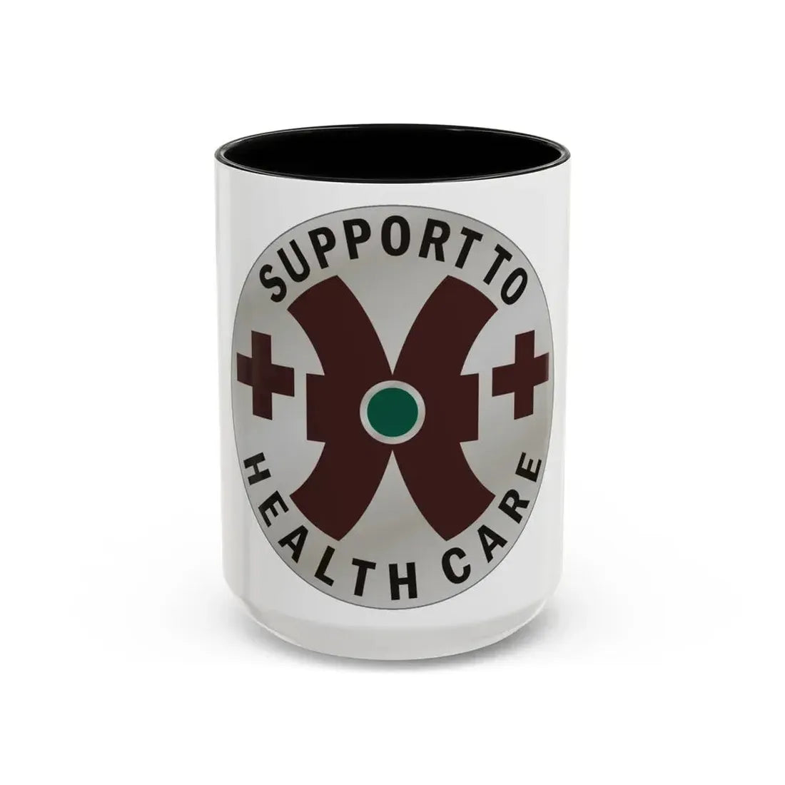 16 Medical Battalion (U.S. Army) Accent Coffee Mug 15oz Black - Go Mug Yourself