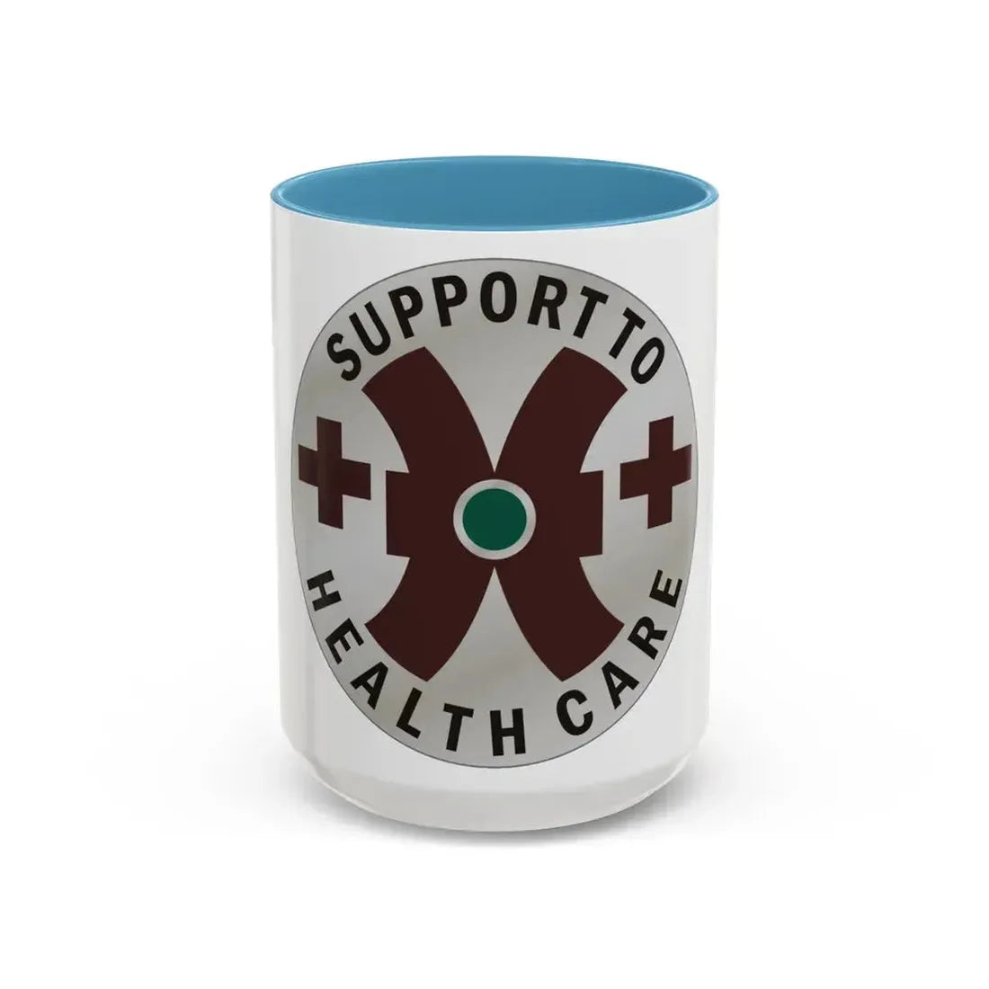 16 Medical Battalion (U.S. Army) Accent Coffee Mug 15oz Light Blue - Go Mug Yourself