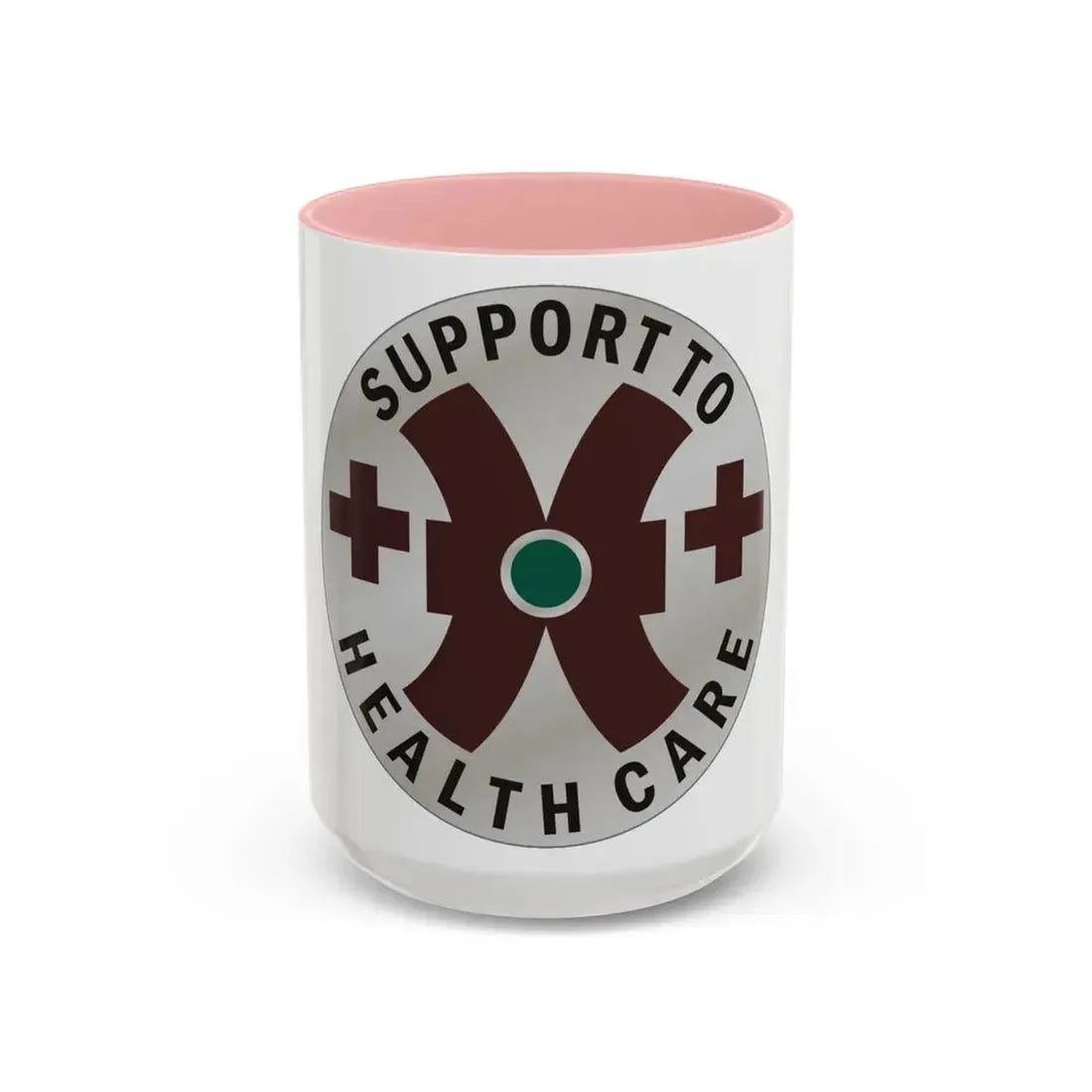16 Medical Battalion (U.S. Army) Accent Coffee Mug 15oz Pink - Go Mug Yourself