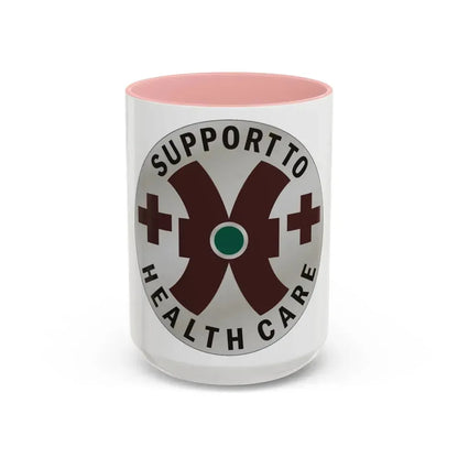 16 Medical Battalion (U.S. Army) Accent Coffee Mug 15oz Pink - Go Mug Yourself