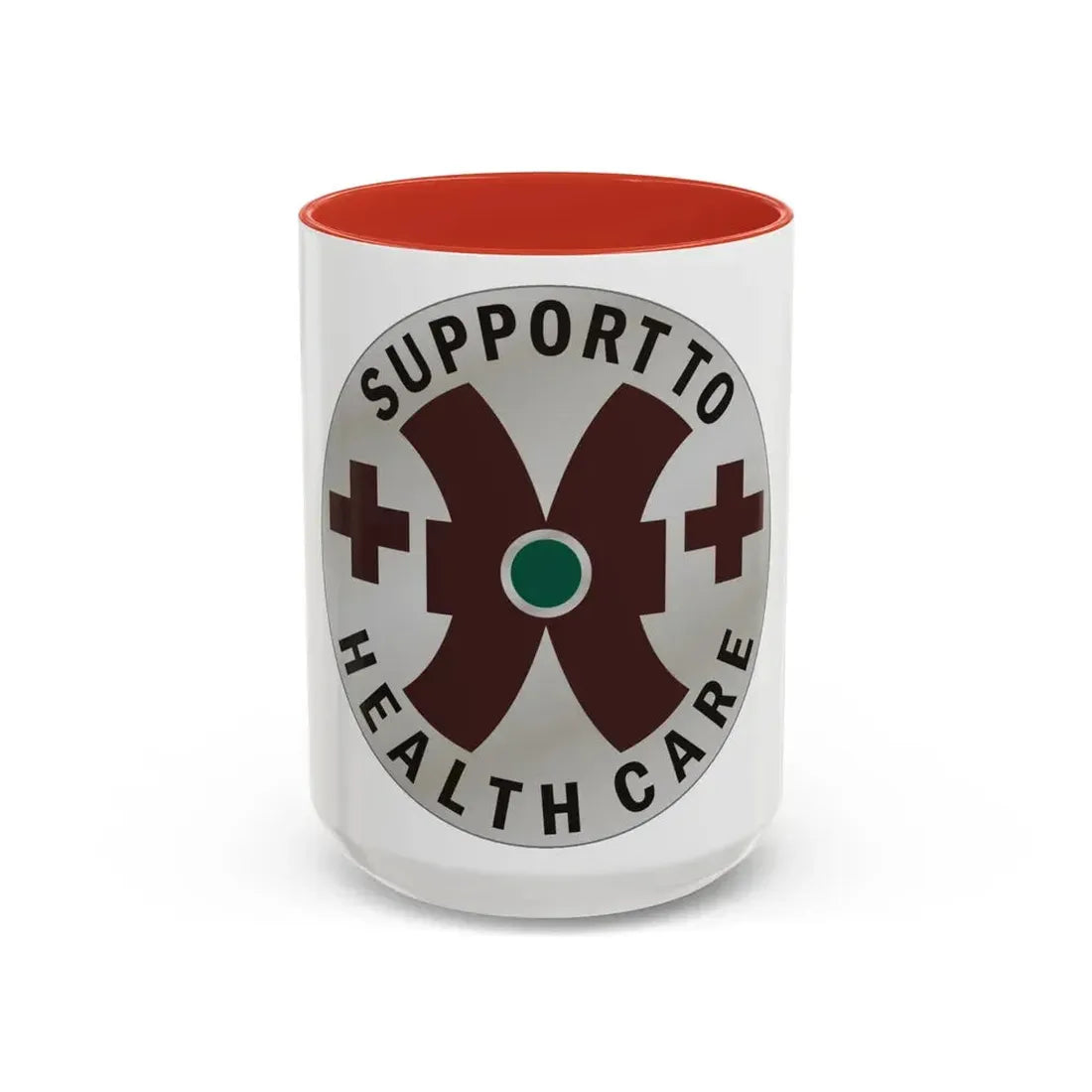 16 Medical Battalion (U.S. Army) Accent Coffee Mug 15oz Red - Go Mug Yourself