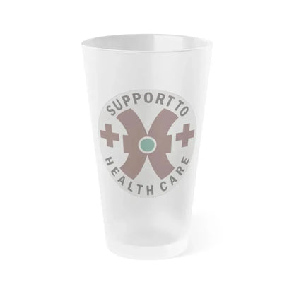 16 Medical Battalion (U.S. Army) Frosted Pint Glass 16oz Default Title - Go Mug Yourself