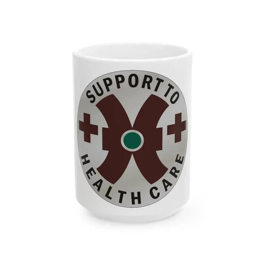 16 Medical Battalion (U.S. Army) White Coffee Mug 15oz - Go Mug Yourself
