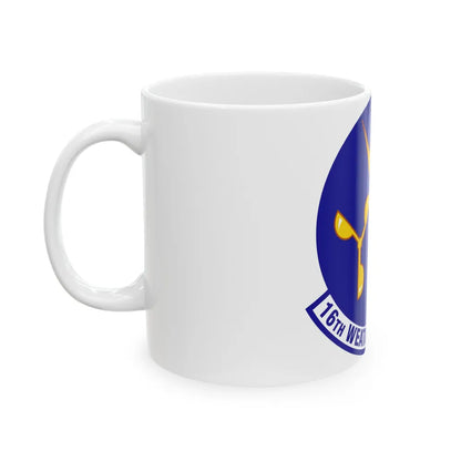 16 Weather Squadron AFWA (U.S. Air Force) White Coffee Mug-Go Mug Yourself