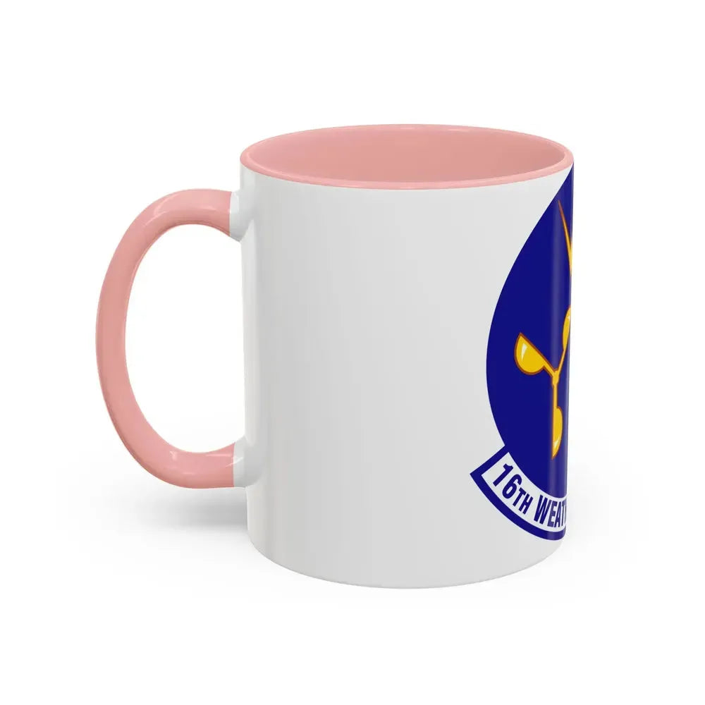 16 Weather Squadron AFWA (U.S. Air Force) Accent Coffee Mug - Go Mug Yourself