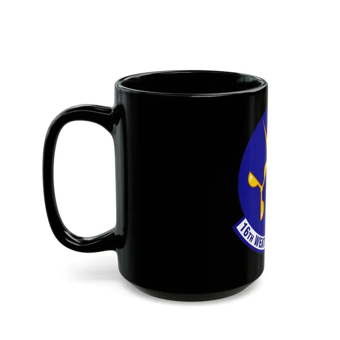 16 Weather Squadron AFWA (U.S. Air Force) Black Coffee Mug - Go Mug Yourself