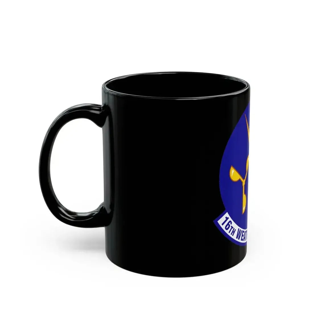 16 Weather Squadron AFWA (U.S. Air Force) Black Coffee Mug - Go Mug Yourself