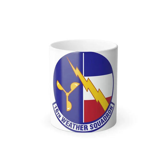 16 Weather Squadron AFWA (U.S. Air Force) Color Changing Coffee Mug 11oz - Go Mug Yourself
