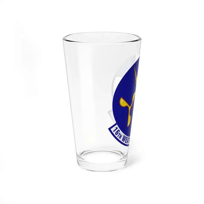 16 Weather Squadron AFWA (U.S. Air Force) Pint Glass 16oz - Go Mug Yourself