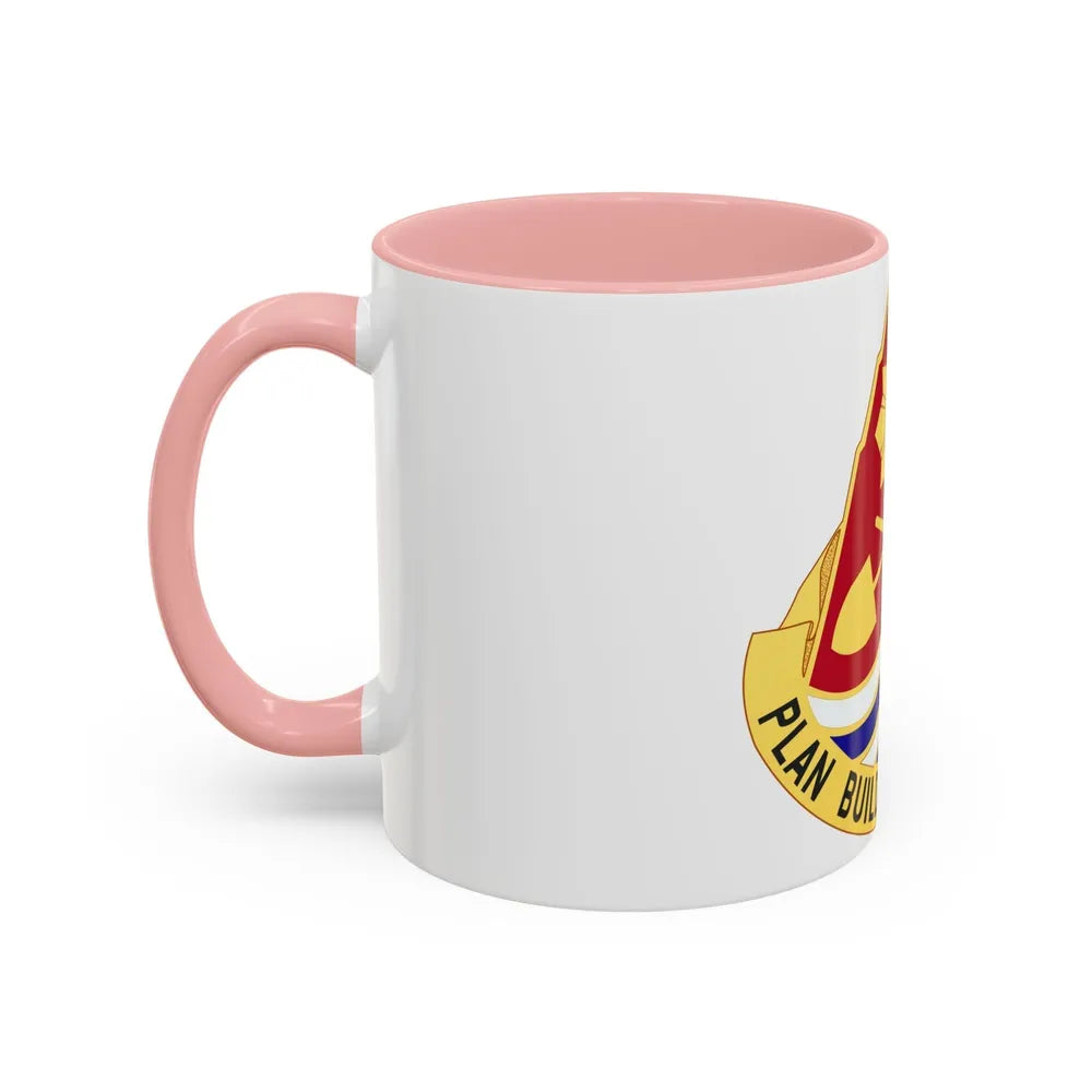 160 Engineer Group (U.S. Army) Accent Coffee Mug-Go Mug Yourself