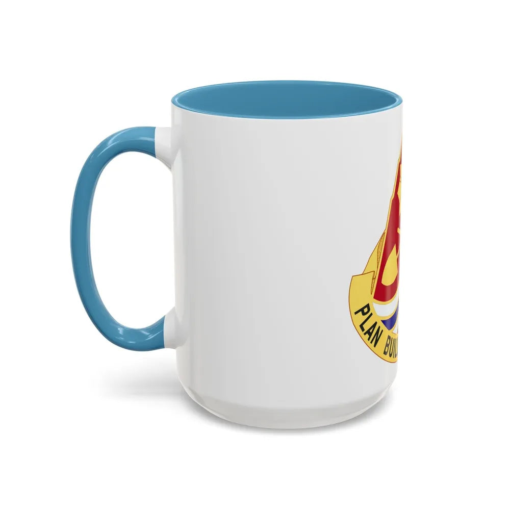 160 Engineer Group (U.S. Army) Accent Coffee Mug-Go Mug Yourself