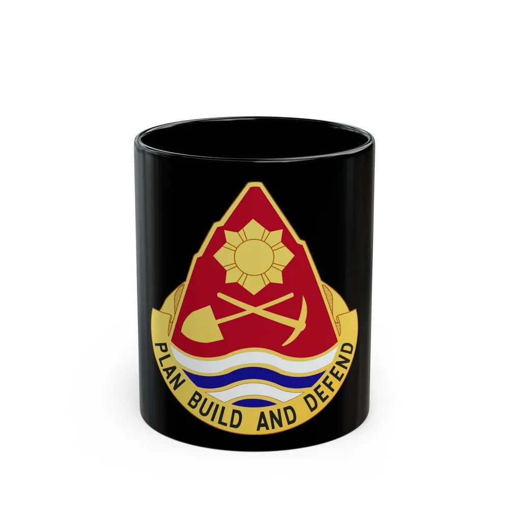 160 Engineer Group (U.S. Army) Black Coffee Mug-11oz-Go Mug Yourself