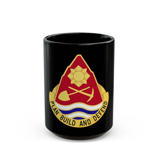 160 Engineer Group (U.S. Army) Black Coffee Mug-15oz-Go Mug Yourself